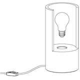 Eglo 49111 - Stona lampa LYNTON 1xE27/60W/230V | Eponuda.com