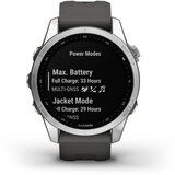 Garmin Fenix 7S sportski sat, srebro / grafit | shoptok.hr