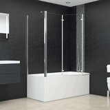 vidaXL Tuš-kabina od kaljenog stakla 120 x 69 x 130 cm prozirna | shoptok.hr
