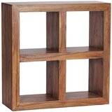 MID.YOU regal 82/82/34 cm barve indijskega rožnega lesa | Shoptok.si