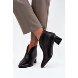 Boto Eco Leather Women's Boots High Heels Black Rylina | shoptok.hr