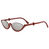 Fendi Diamonds Red Oval Sunglasses - ONE SIZE (53) Cijene