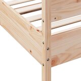  Okvir kreveta s uzglavljem 75x190 cm od borovine | shoptok.hr