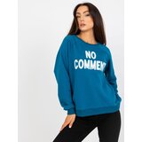 RUE PARIS Sweatshirt-RV-BL-8076.13-sea | Shoptok.si