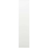  Pisarniška omara bela 90x40x180 cm jeklo, (20705044) | Shoptok.si
