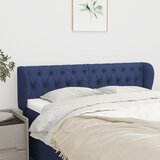  Uzglavlje s ušima plavo 163x23x78/88 cm od tkanine | shoptok.hr