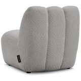 Bobochic Paris Svijetlo siva fotelja od bouclé tkanine Janissaire – | shoptok.hr