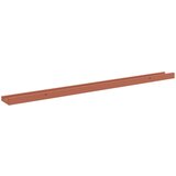  Polica na zidu 4 pcs Crvena 100 x 9 x 3 cm Konstruirano drvo | shoptok.hr