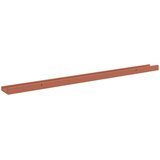  Stenska polica 4 pcs Rdeča 100 x 9 x 3 cm Konstruiran les, (5000201088) | Shoptok.si