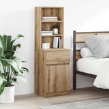 vidaXL Noćni ormarić artisan hrast 39x35x125 cm izrađeno drvo | shoptok.hr