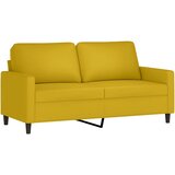  2-dijelni set sofa s jastucima žuti baršunasti | shoptok.hr