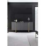 Hanah home Luxe komoda, sivo-zlatna | Eponuda.ba