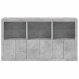 Komoda s LED svjetlima siva boja betona 181,5x37x100 cm | Eponuda.ba
