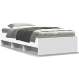 vidaXL Posteljni okvir bel 90x200 cm inženirski | Shoptok.si