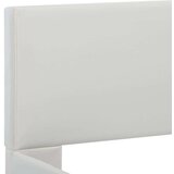  Posteljni okvir LED belo umetno usnje 90x200 cm | Shoptok.si