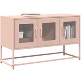 vidaXL TV omarica roza 100,5x39x60,5 cm Hladno valjano jeklo | Shoptok.si