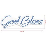 WALLXPERT dekorativna plastična led rasveta god bless blue | ePonuda.com