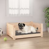 vidaXL Krevet za pse 65,5 x 50,5 x 28 cm od masivne borovine Cijene