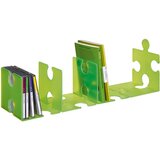 Han držalo za knjige/cd-je puzzle, prosojno zelena, 2 kosa | Shoptok.si
