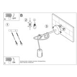 Nice Lamps Crna zidna lampa Spider – | shoptok.hr