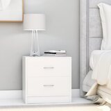 Furnova Nočne omarice 2 kosa bele 40x30x40 cm iverna plošča, (21926866) | Shoptok.si