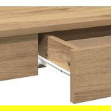 vidaXL Pisalna miza artisan hrast 100x45x75 cm inženirski les | Shoptok.si