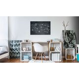  Slika na plutenoj podlozi - Travel broadens the Mind [Cork Map] 120x80 | shoptok.hr