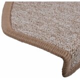  Prostirke za stepenice 15 kom 65x24x4 cm svijetlosmeđe poluokrugle velike | Shoptok.si