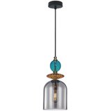  Visilica na sajli TROPEA 1xE27/15W/230V crna/zadimljeno plava/bež | Eponuda.com