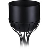 Metalna saksija LOFT 68x20 cm crna | Eponuda.com