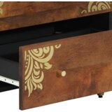 vidaXL 3-dijelni set namještaja za kupaonicu od čvrstog drva manga, Bočna komoda 60x33x75 cm od čvrstog drva manga | shoptok.hr