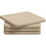  Jastučići za sjedenje 4 pcs Krema 40 x 40 x 3 cm | shoptok.hr