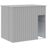  Kućica za pse s igralištem svjetlosiva 214x1069x181 cm čelična | shoptok.hr