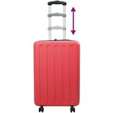 Kofer s zaključavanjem Crvena 50 x 30 x 76 cm ABS plastika | shoptok.hr
