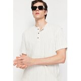 Trendyol muška košulja TMNSS23GO00139, krem | Eponuda.com