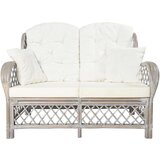 Maison Chic Vrtni kavč - Sofa - Kanape dvosed siv iz ratana, (21726884) Cene