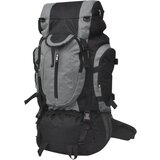 The Living Store Pohodniški Nahrbtnik XXL 75 L ?rne in Sive Barve - Nahrbtnik, (21781144) | Shoptok.si