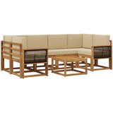  Set vanjskih sofa 5 kom. Prirodna | shoptok.hr