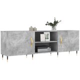 TV ormarić boja betona 150x30x50 cm od konstruiranog drva | Eponuda.com