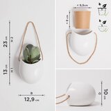 KAZAI 3x stenske keramične vaze | Shoptok.si