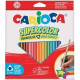 Carioca 24-delni komplet barvnih svinčnikov trikotne oblike SuperColor - Cene