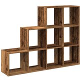 vidaXL Sobna pregrada/regal za knjige 3 razina 137,5x29x103,5cm drveni | shoptok.hr