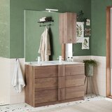 LC Mobili Kupaonski ormari s 3 ladice i dvostrukim umivaonikom 122x86 JUPITER 433963-T120 Cijene