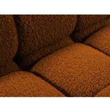 Micadoni Oranžen modul za sedežno garnituro iz tkanine bouclé (levi kot) Bellis – Home | Shoptok.si