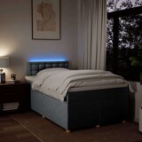 vidaXL Krevet s oprugama i madracem svjetlosivi 120x190 cm od tkanine | shoptok.hr