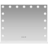  LED Ogledalo za Toaletni Stolić Bijeli 58 x 10 x 47 cm | shoptok.hr