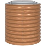  Povišena gredica Smeđa 320 x 80 x 81 cm Čelik | Eponuda.com