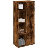 vidaXL Kopalniška omarica z držalom za zvitke dim. hrast 39x22x90 cm | Shoptok.si