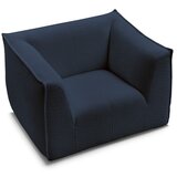 Bobochic Paris Temno moder fotelj iz tkanine bouclé Giorgia – | Shoptok.si