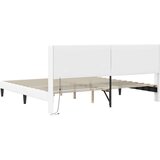  Krevetna konstrukcija Bijela 200 x200 cm Umjetna koža | shoptok.hr